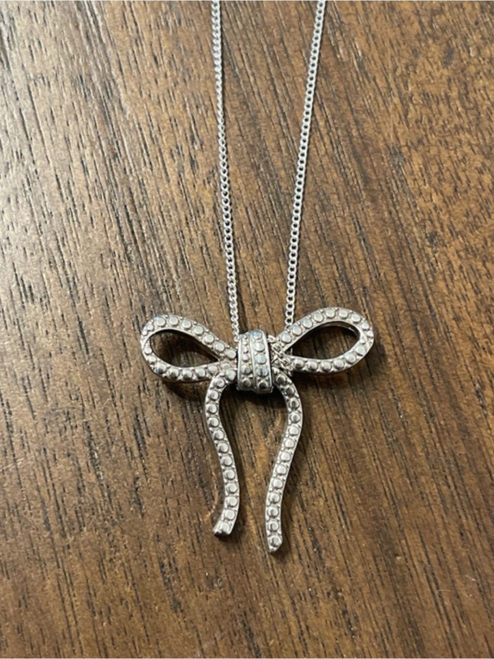 NWT Brighton Bow Pendant Illumina Necklace